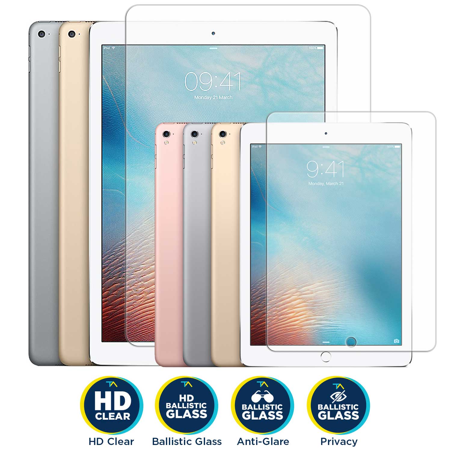 TECHGEAR 2 Pack Protection d'Écran Anti Reflet pour iPad Pro 11  2022/2021/2020/2018 [1ère, 2ème, 3ème et 4ème génération] Film de Protection  Mat/Anti-Reflet Compatible avec iPad Pro 11 Pouces : : Informatique